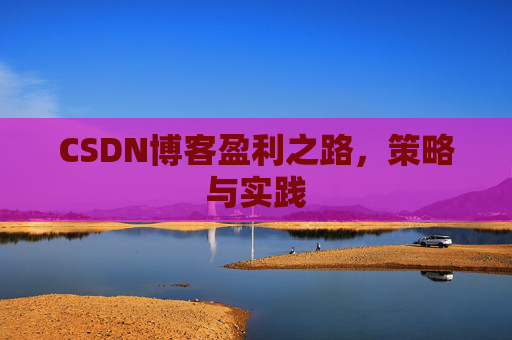 CSDN博客盈利之路,策略与实践